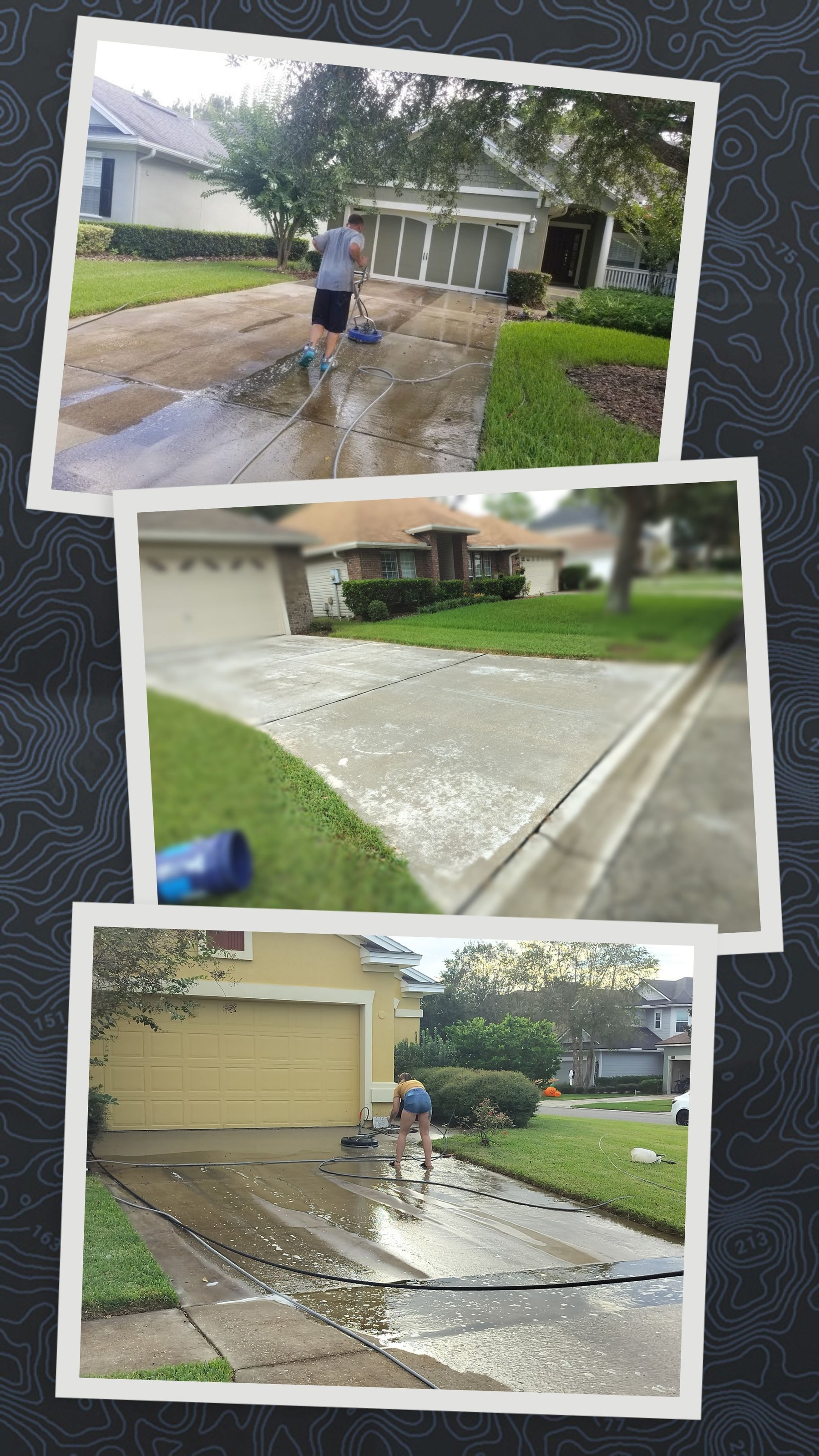 Paver cleaning and sealing before and after